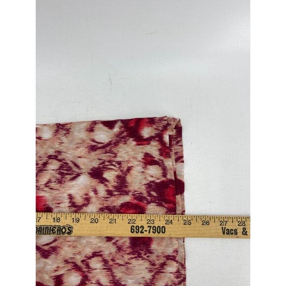 Ann Taylor Women's Mottled Pink Sleeveless Ruffle V Neck Top Blouse Size 18 - Picture 9 of 10